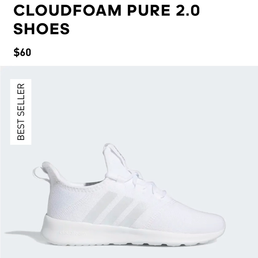 Adidas Cloudfoam pure 2.0 Size 7 NWT